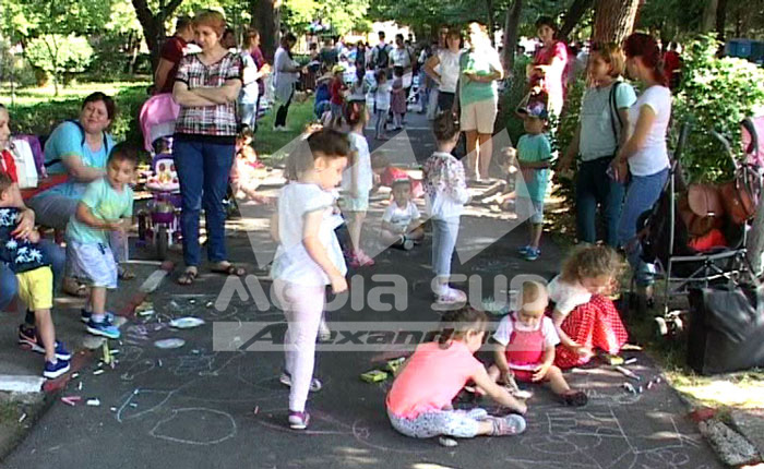 Desene pe asfalt Zimnicea