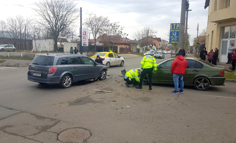 Sofer batut dupa ce a produs un accident