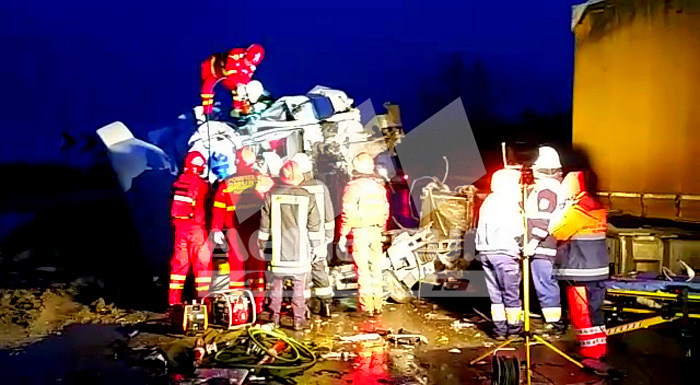 Accident TIR-uri