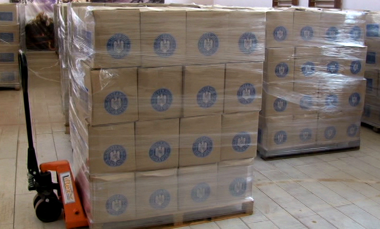 Distribuirea pachetelor cu alimente a inceput in Alexandria