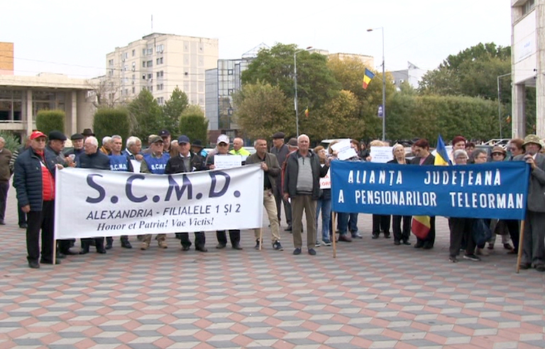 Protest pensionari