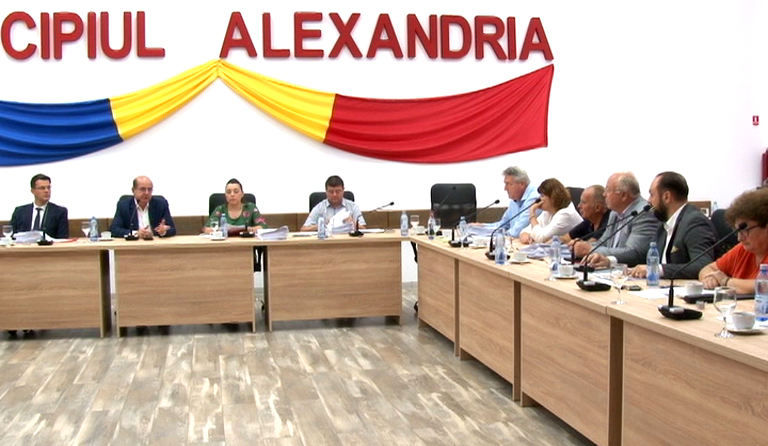 Sedinta ordinară a Consiliului local Alexandria a început cu o rectificare de buget