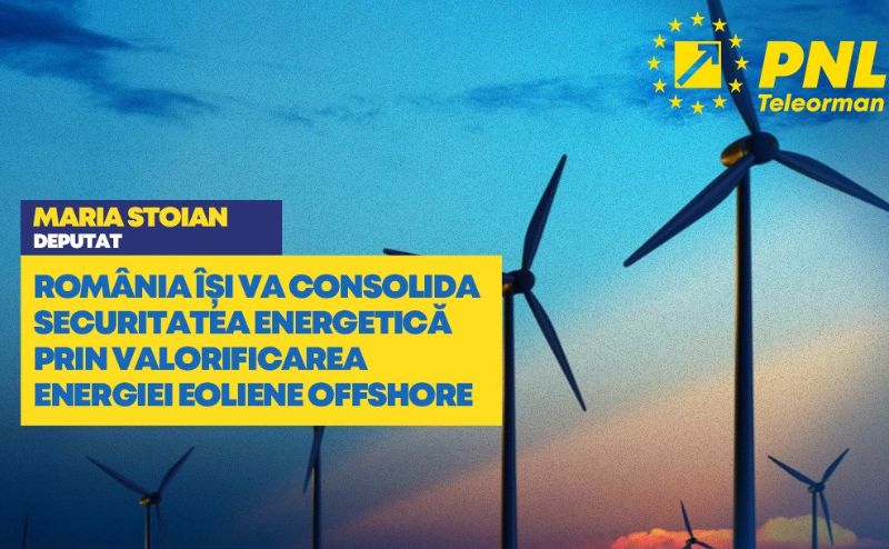 Maria Stoian sustine proiectul pentru securitatea energetica prin energia eoliana offshore