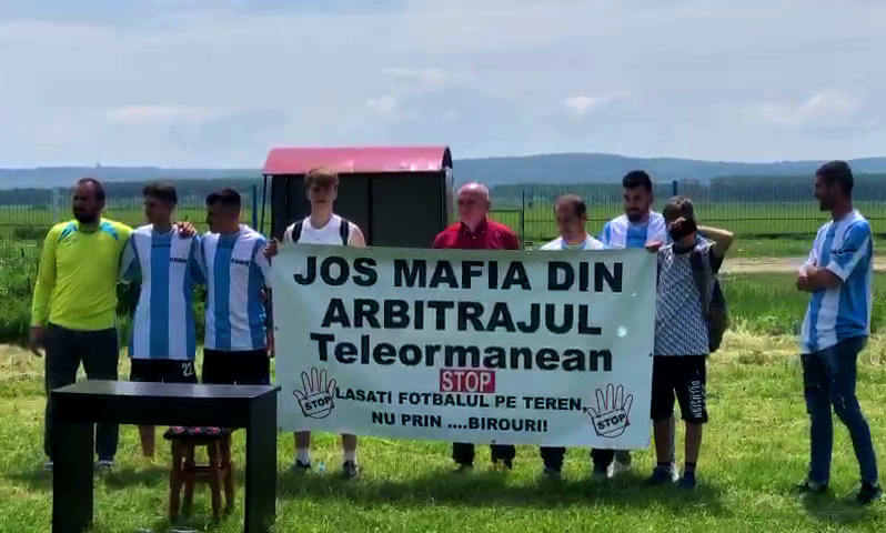 Voința Dunarea Pietrosani au inițiat o acțiune de protest pentru a atrage atenția asupra problemelor din arbitajul teleormanean