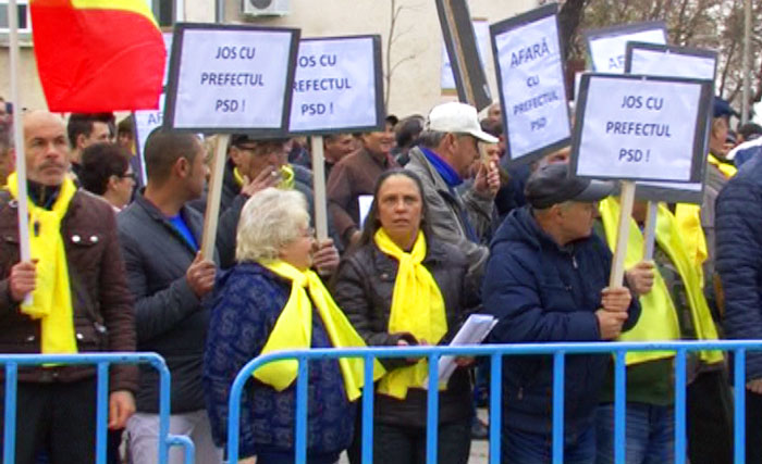 Protest demitere prefect